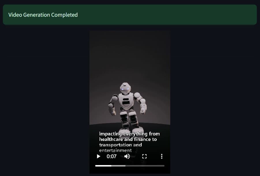 Generated Video