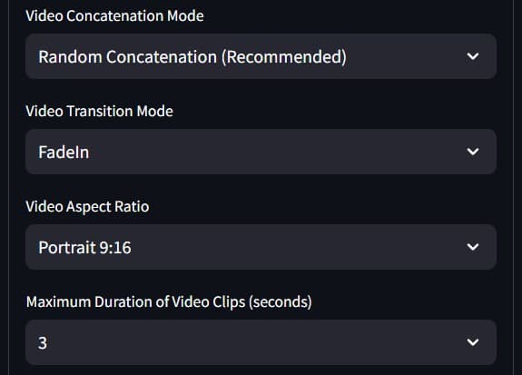 Video Settings